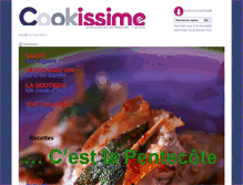 Tablet Screenshot of cookissime.fr